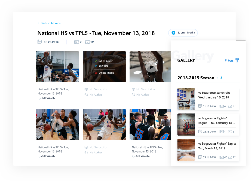 Player Galleries